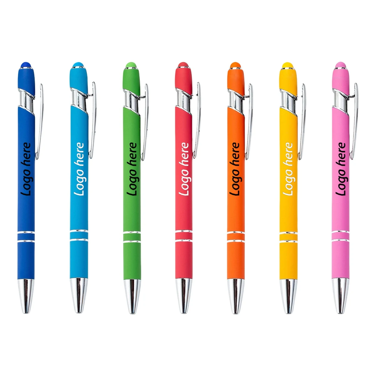 Premium Soft-Touch Aluminum Pen with Stylus 1