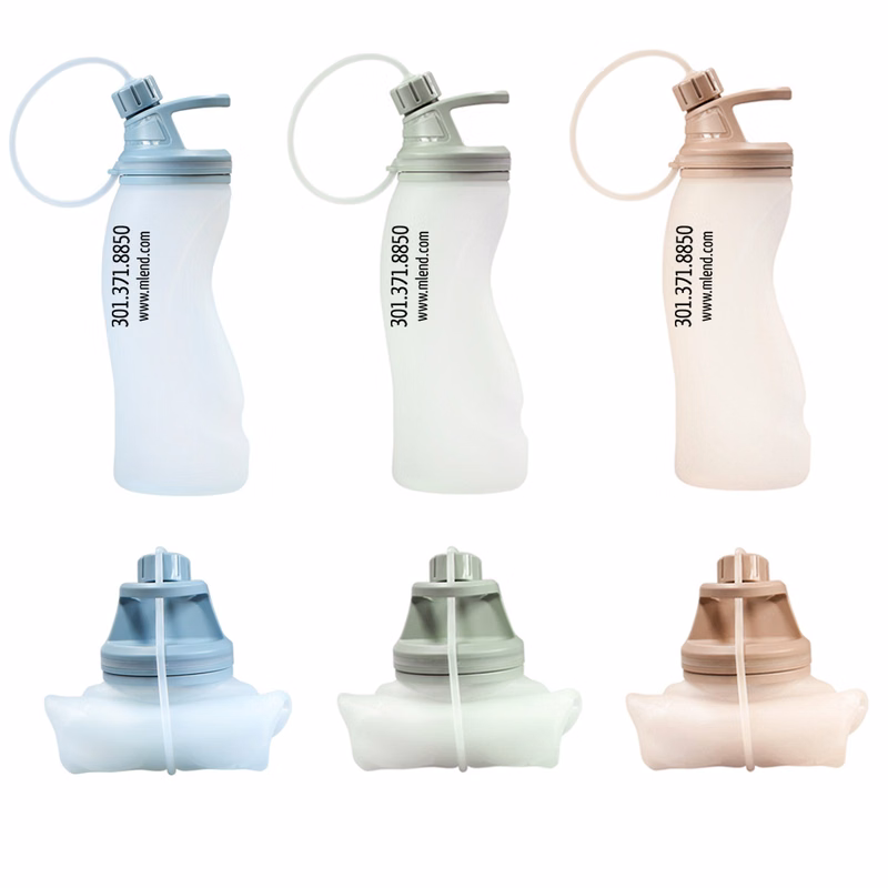 540ml Silicone Collapsible Water Bottle