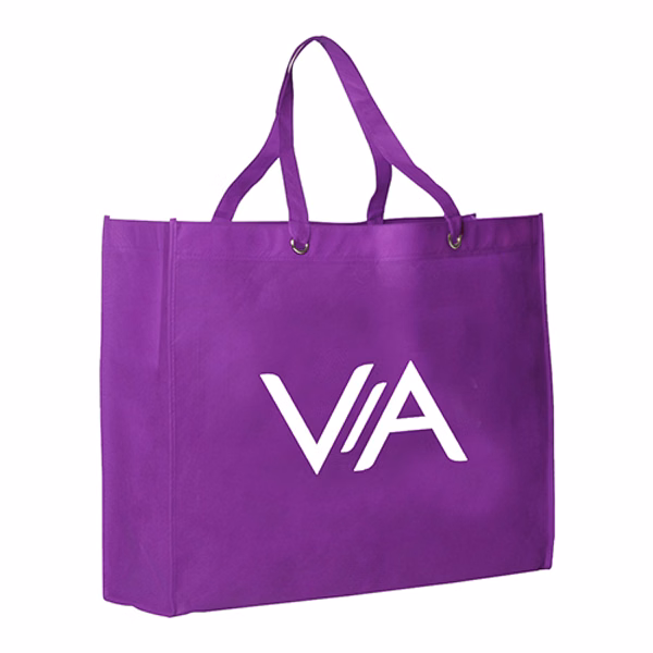 The Consumer Non-Woven Reusable Tote Bag (1 Color Imprint)