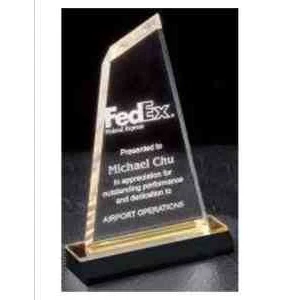 4-1/2" x 8" Gold Reflection Optima Acrylic Award 1