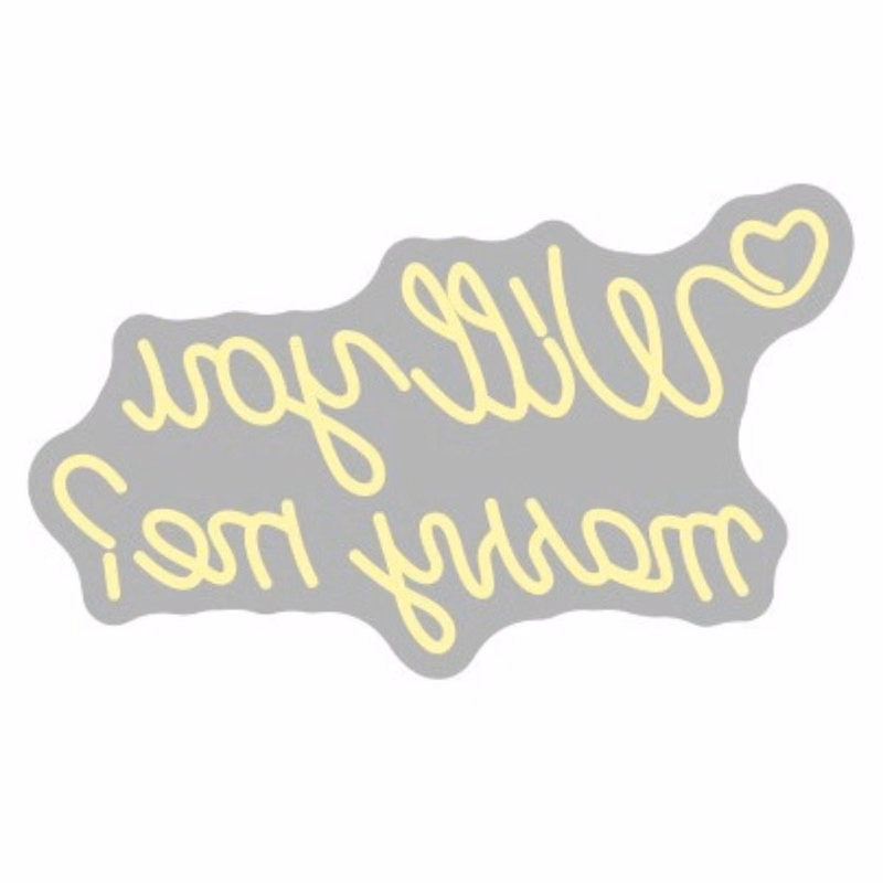 Proposal Neon Light Sign