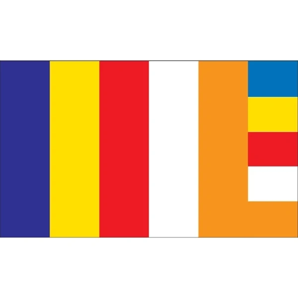 Religious Stick Flag - Buddhist 1