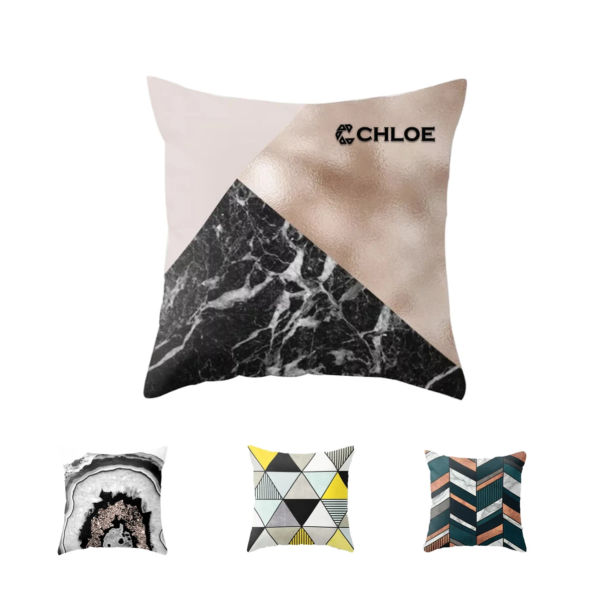 New Modern Minimalist Geometric Print Pillowcase 1