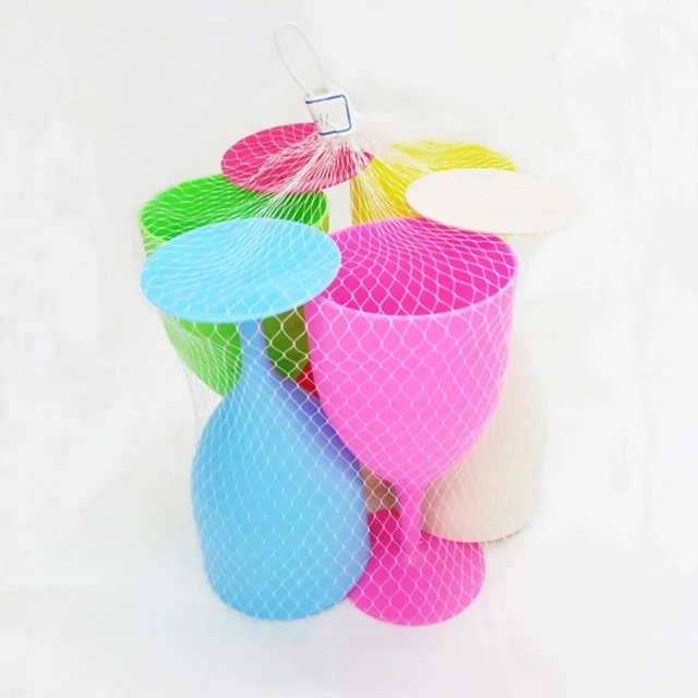 Frosted plastic goblets 1