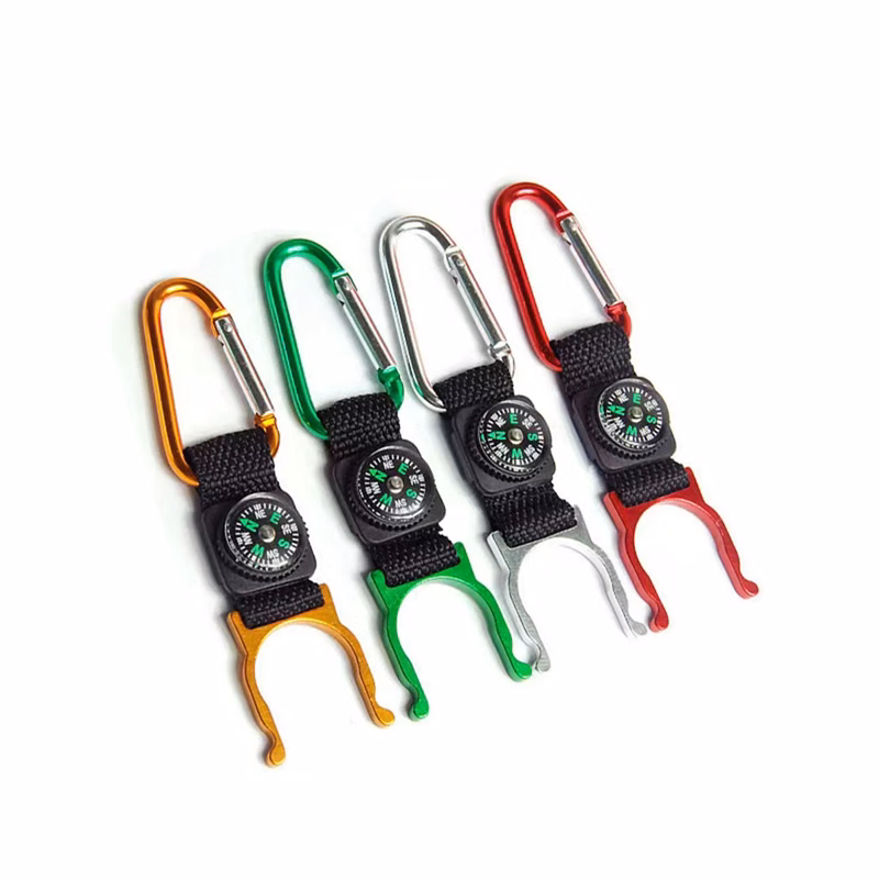 Compass Carabiner Bottle Holder