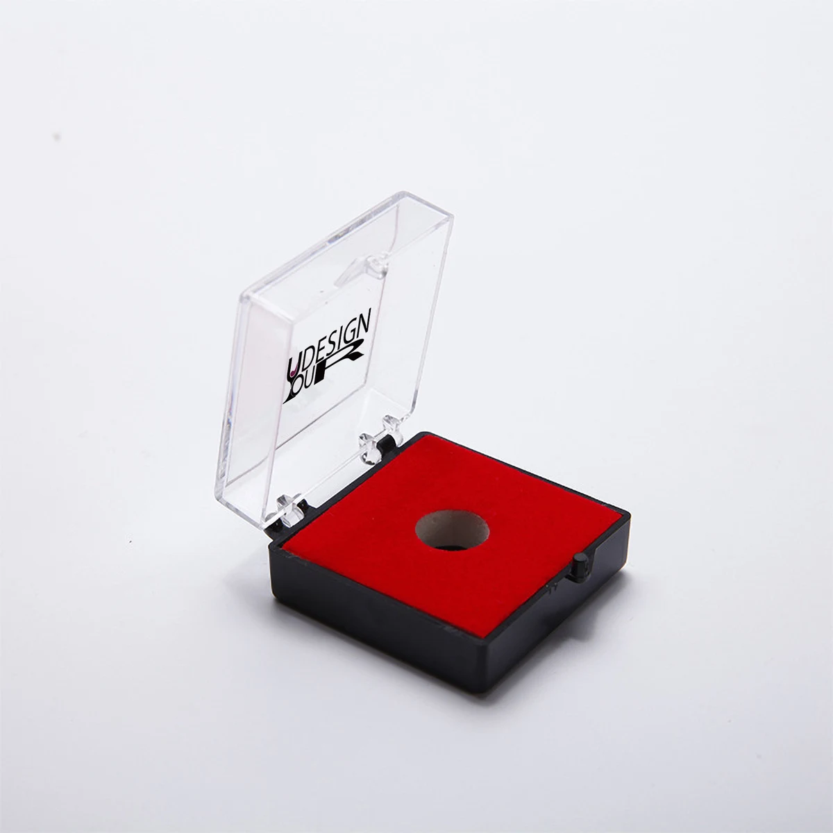 Clear Lined Gift Box Lapel Credentials Pins Crystal 1