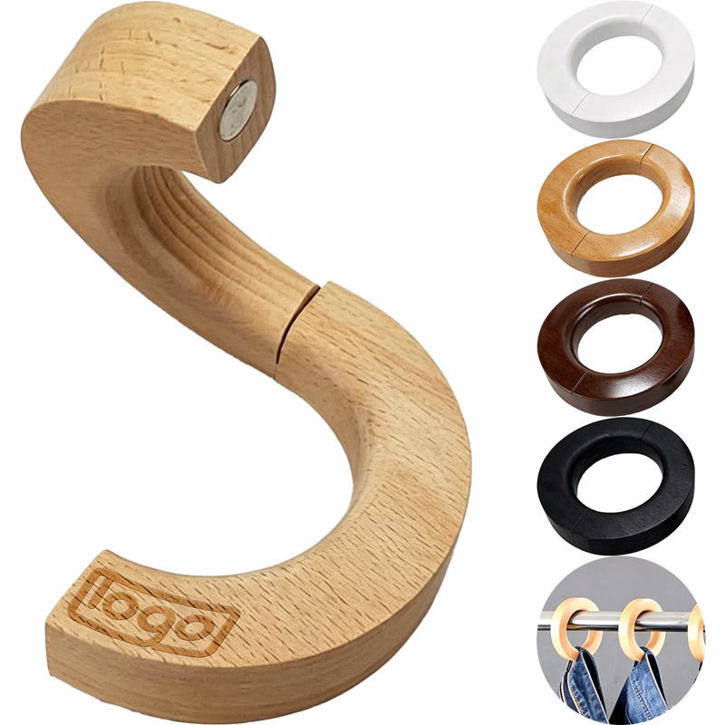 Magnetic Wooden Ring Hanger