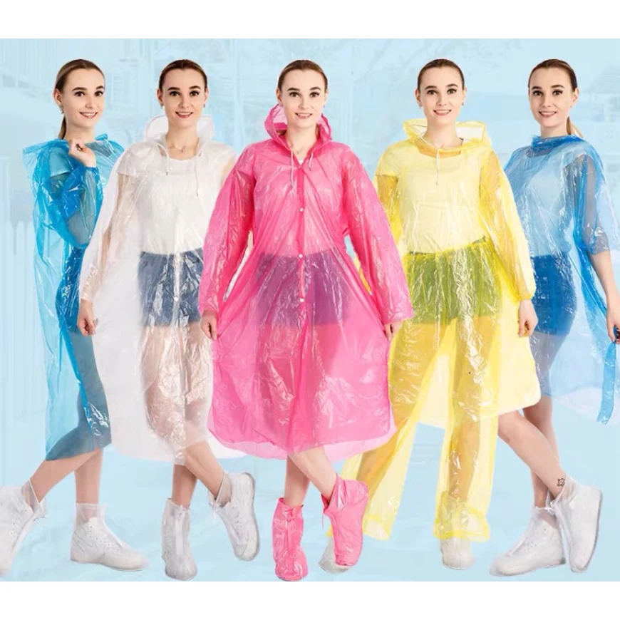 Thick Rain Poncho 1