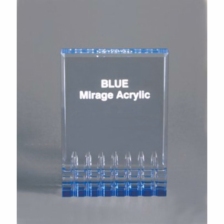 4.25" x 6" Blue Mirage Acrylic Award