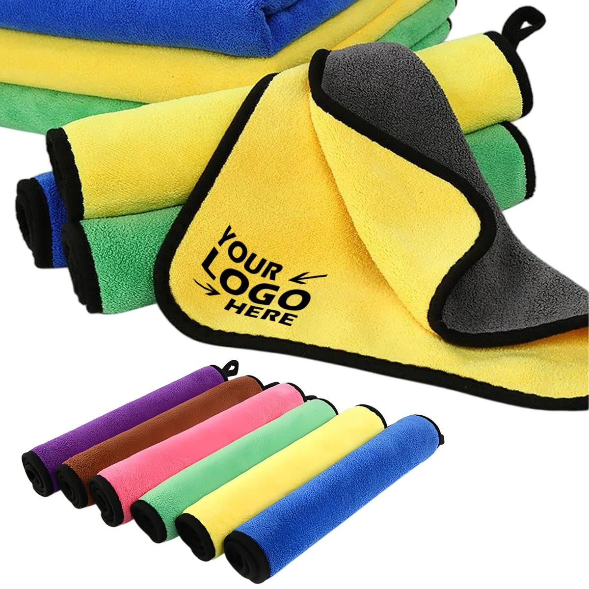 Professional Dual-Pile Microfiber Detailing & Cleaning Towel 1