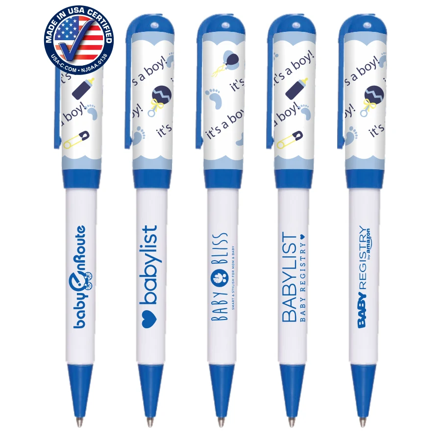 USA Made, It's a Boy Designed "Euro Style" Twist Pen 1