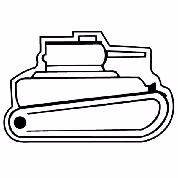 Tank Key Tag - Spot Color