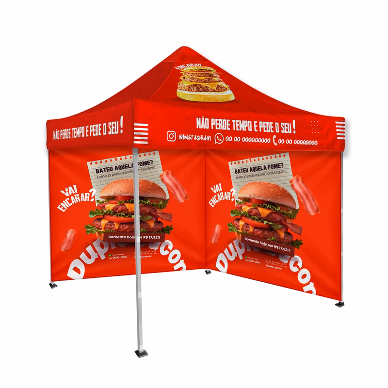10'x10' Tent Canopy with frame and two full wall
