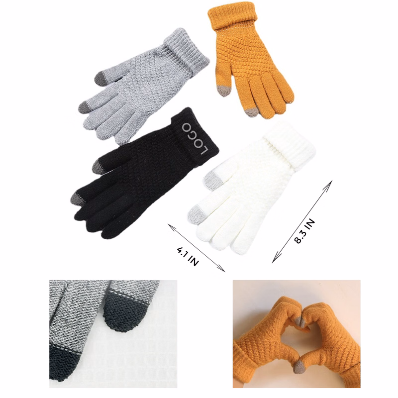 MOQ 10 PCS Versatile Touchscreen Thermal Gloves