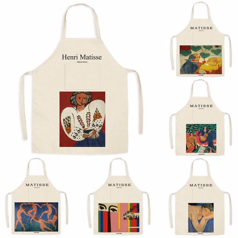Linen Apron With Pocket