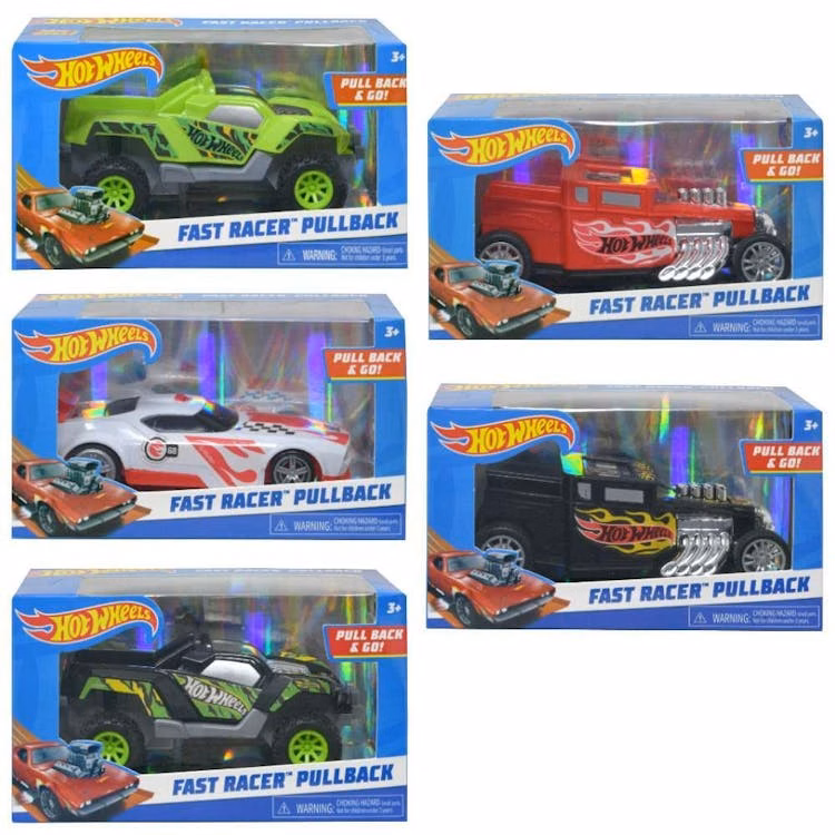 Hot Wheels Pull Back Racers - Assorted