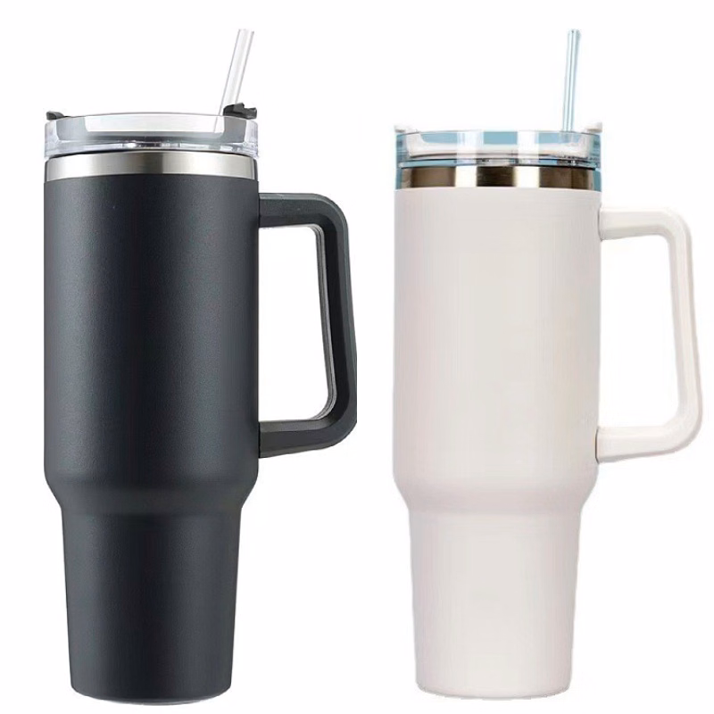 1000ML Tumbler with Lid and Straw