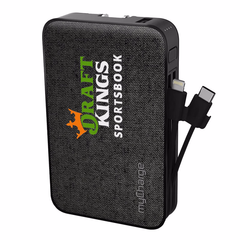 myCharge Powerhub Ultra 10,000mAh Everything Built in Portable Charger