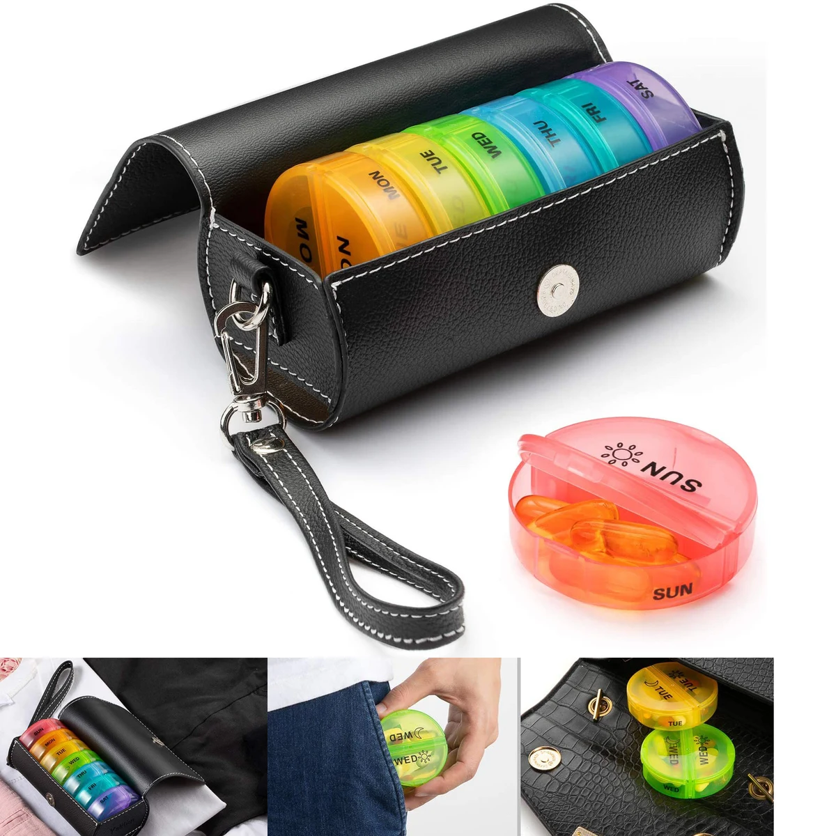 2 Times a Day Weekly Pill Organizer 1