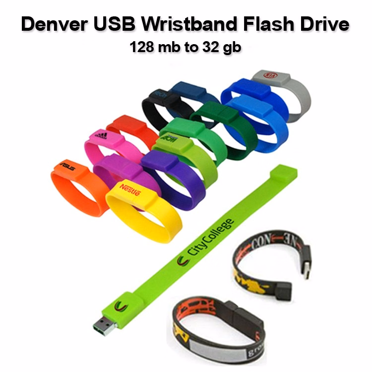 Denver USB Wristband - 2 GB
