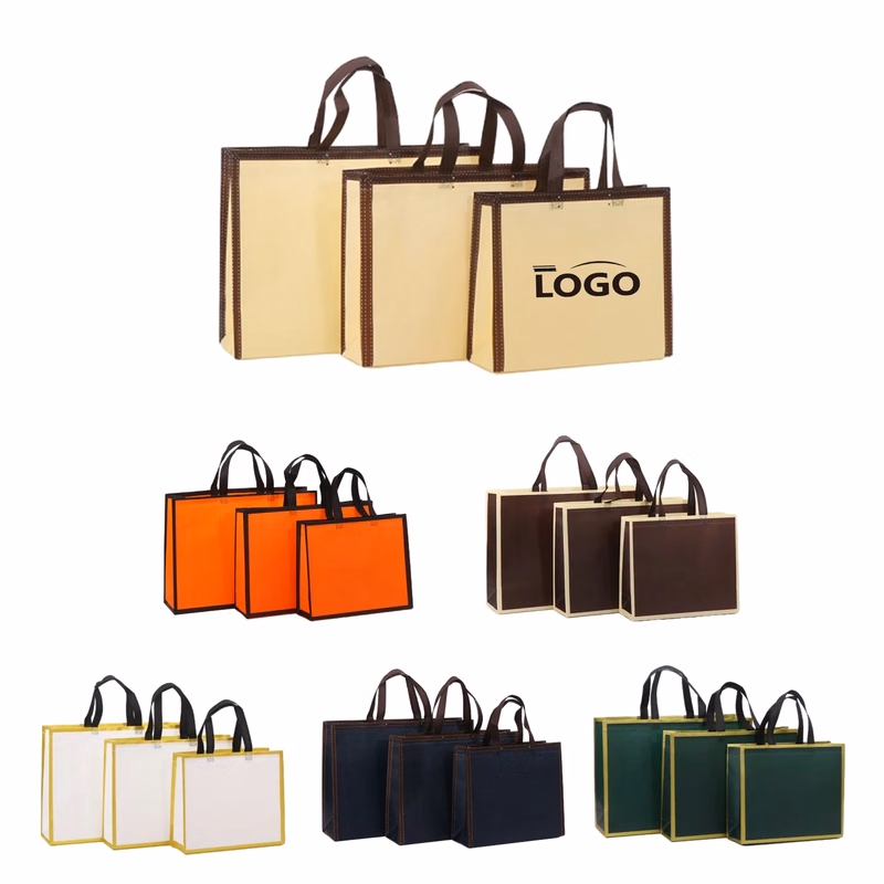 Thickened Non-Woven Tote Clothing Shopping Bag MOQ 100PCS