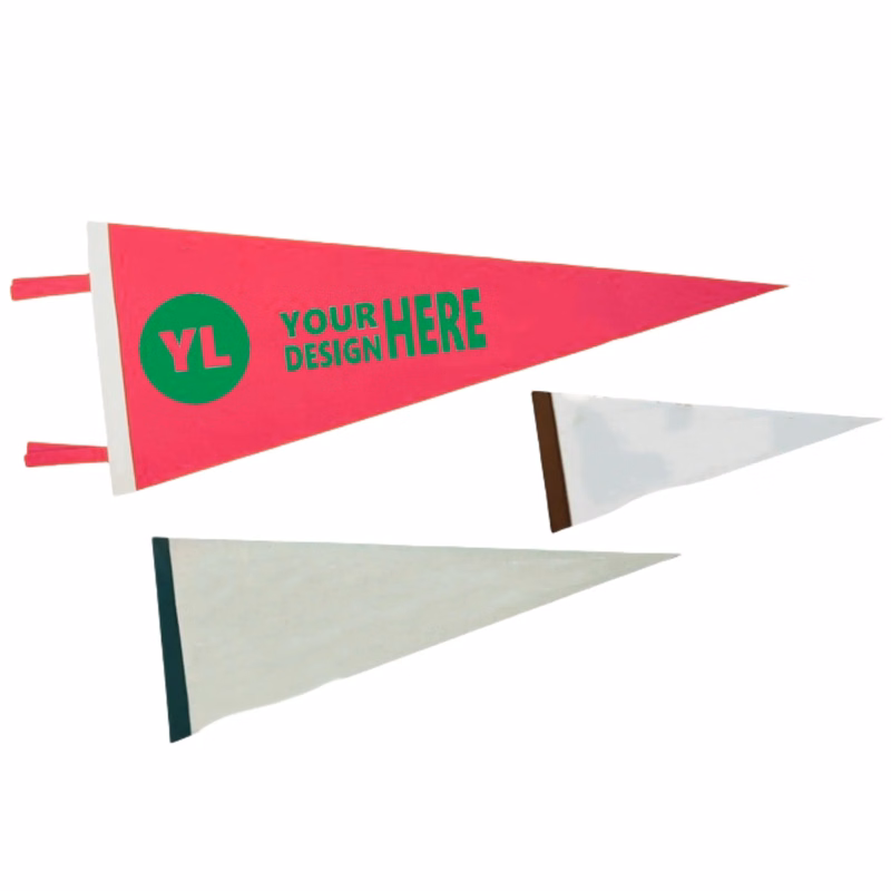 17.7"x7.9" Full Color Printed Felt Pennant
