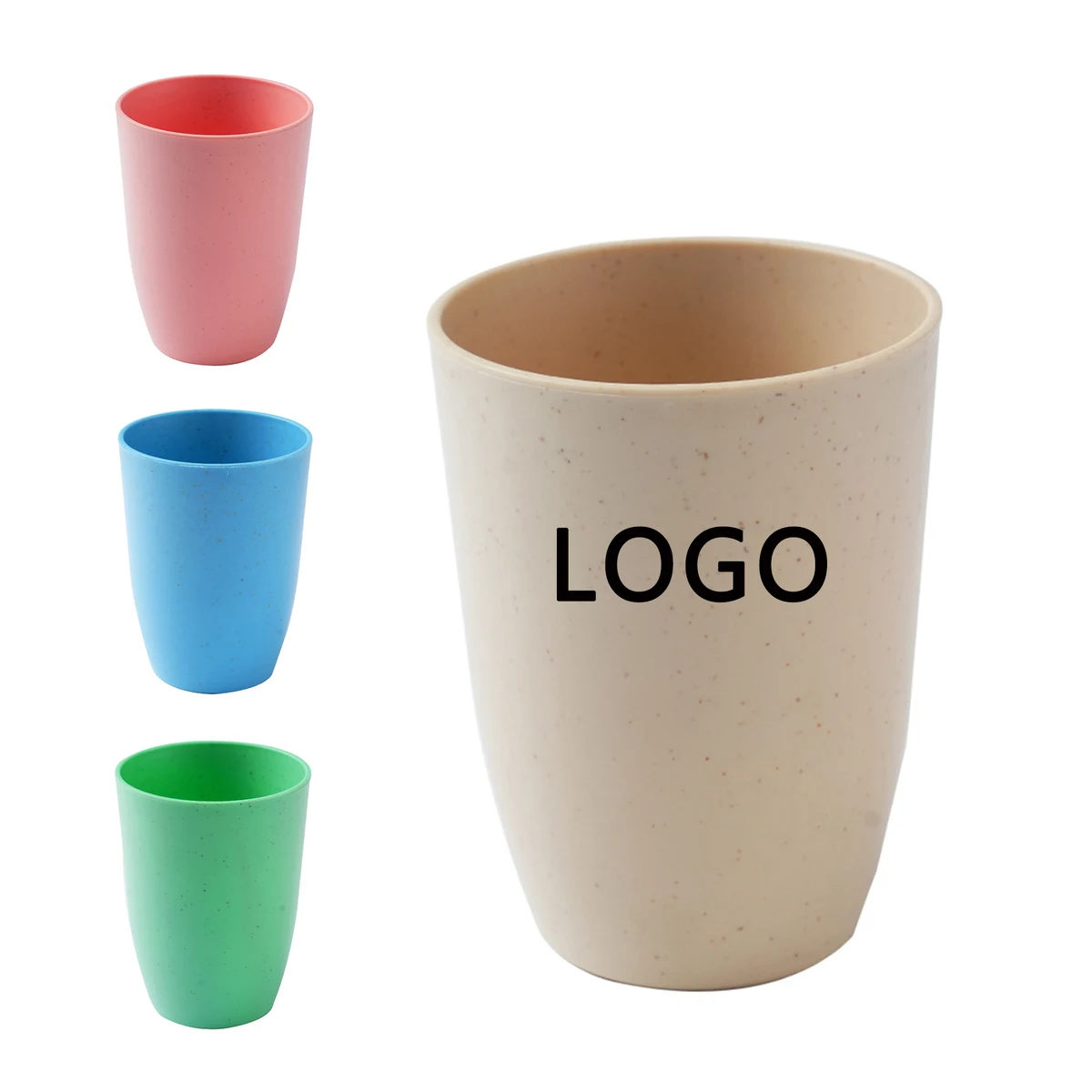 Eco-Friendly Biodegradable 12oz Wheat Straw PP Cup 1