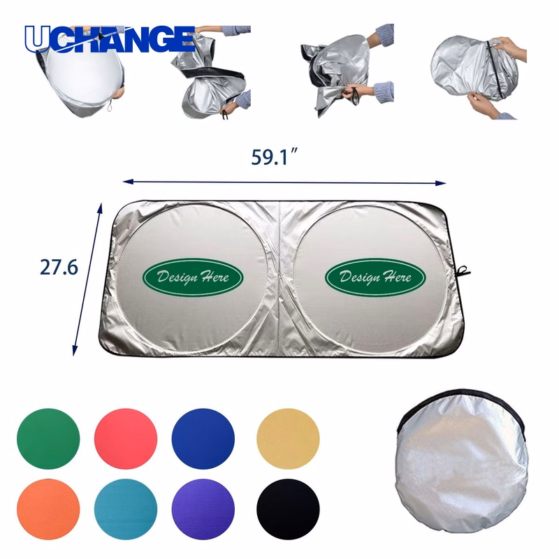 Collapsible Car Sunshade for Windshield