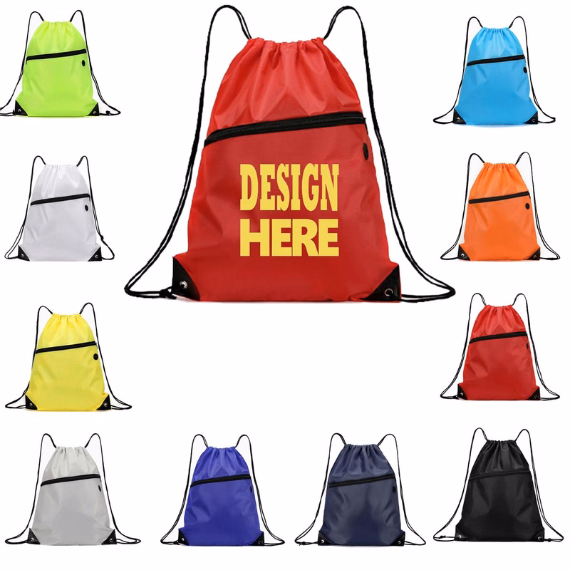 Reliable Oxford Waterproof Drawstring Zipper Backpack