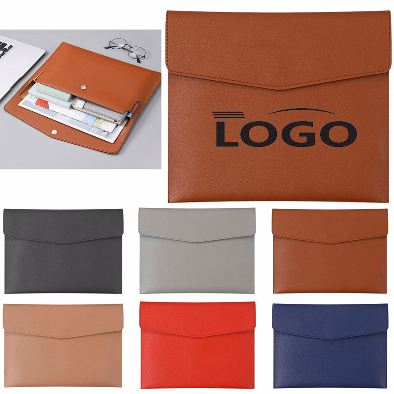 Custom leather folder