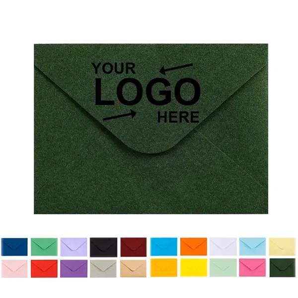 Custom Vintage Envelope with Colorful V-Flap Design — Greeting Card & Luxury Gift Package