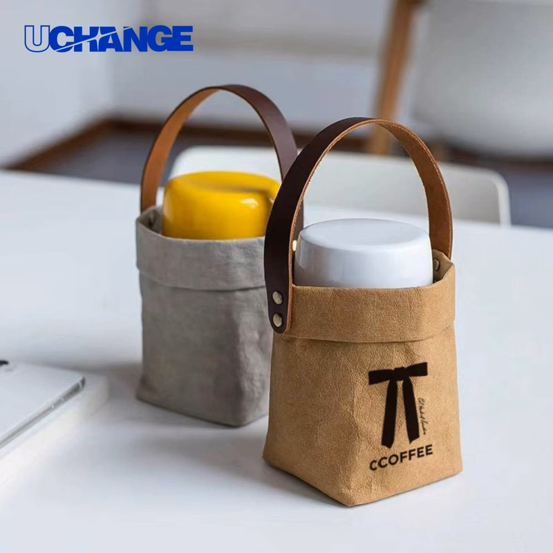 Washable Kraft Paper Cup Bag Holder Washable Kraft Paper Cup Bag