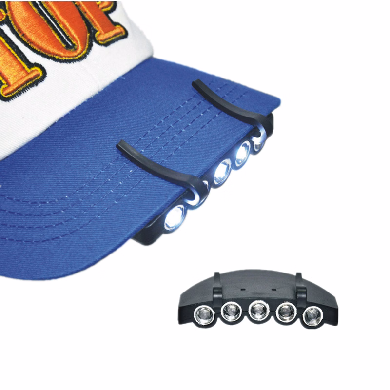 5 LED Clip-on Hat Cap Light