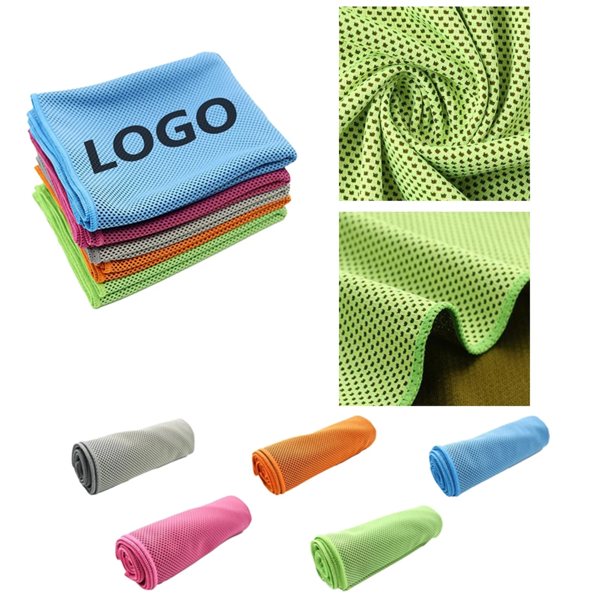 Portable Microfiber Sport 40"x 12" Cooling Towel 1