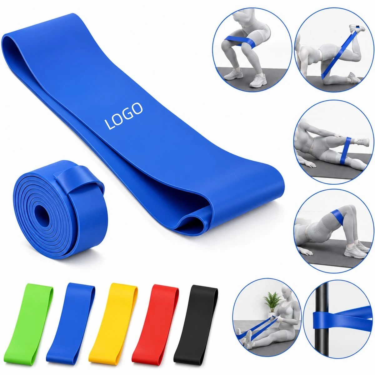 MOQ20 TPE Yoga Stretch Band 1