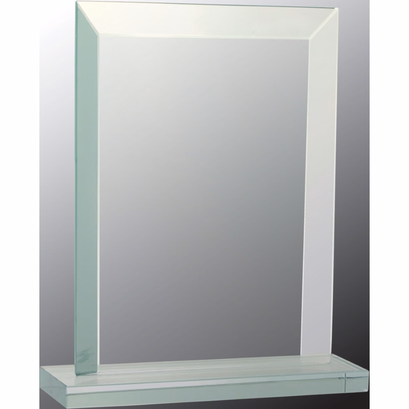 7" Rectangle Jade Glass Award