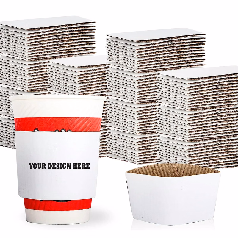 Full Color Corrugated Paper Cup Sleeves