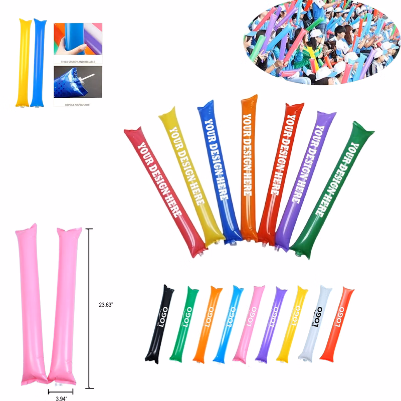 Thicken Inflatable Cheering Bam Thunder Sticks MOQ50