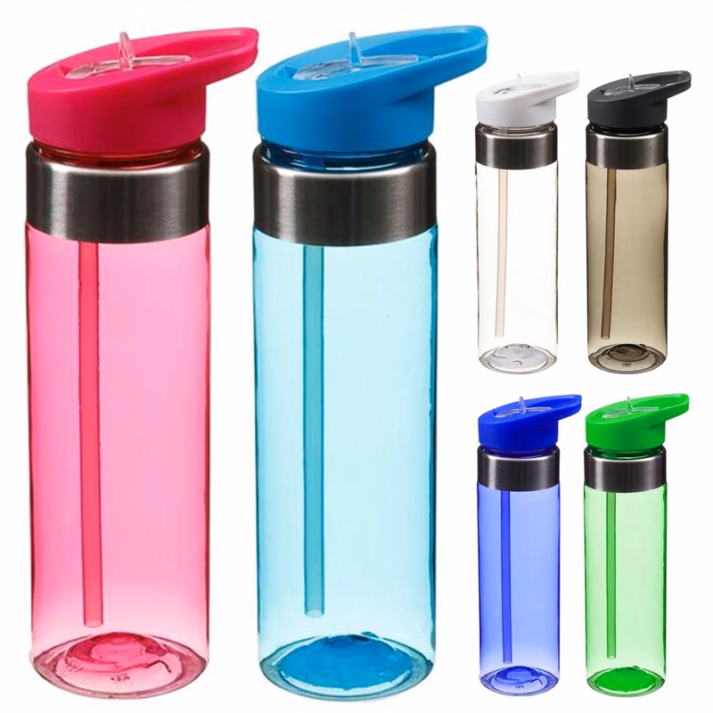 20 Oz.Plastic Insulated Tumbler With Black Lid and Straw