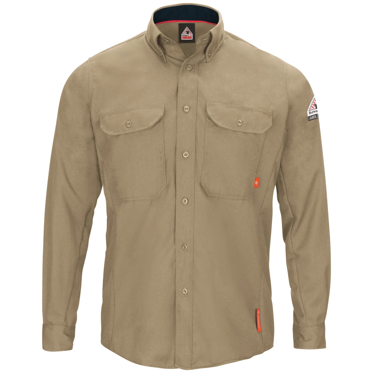 Bulwark® Men's iQ Series® Comfort Woven Long Sleeve Lightweight Shirt 1