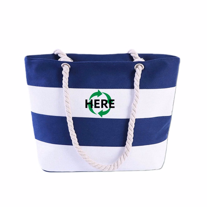 Large Beach Tote bags With Cotton Rope Handles