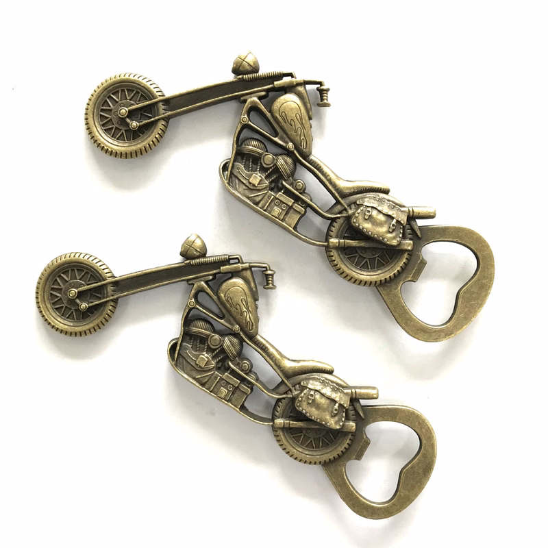 Motorcycle Shape Metal Bottle Opener