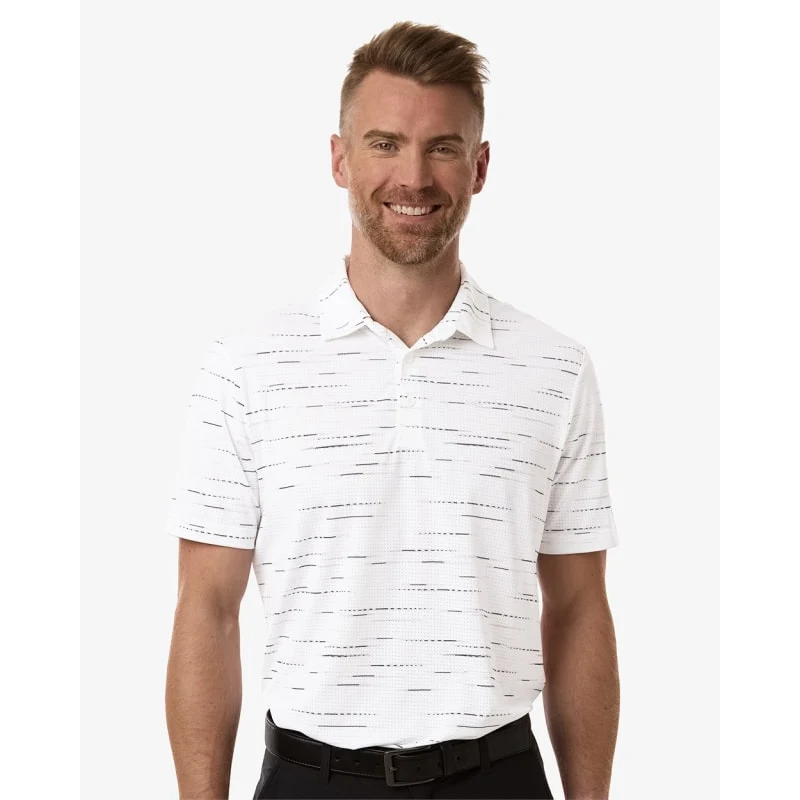 Adidas Men's Ultimate365 Mesh Glimmer Print Polo - A2015 1