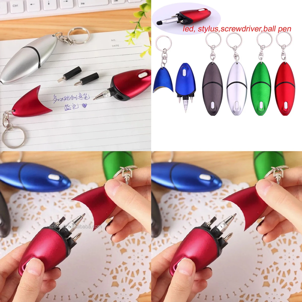 5 in 1 Multi-functional Ballpoint Pen 1