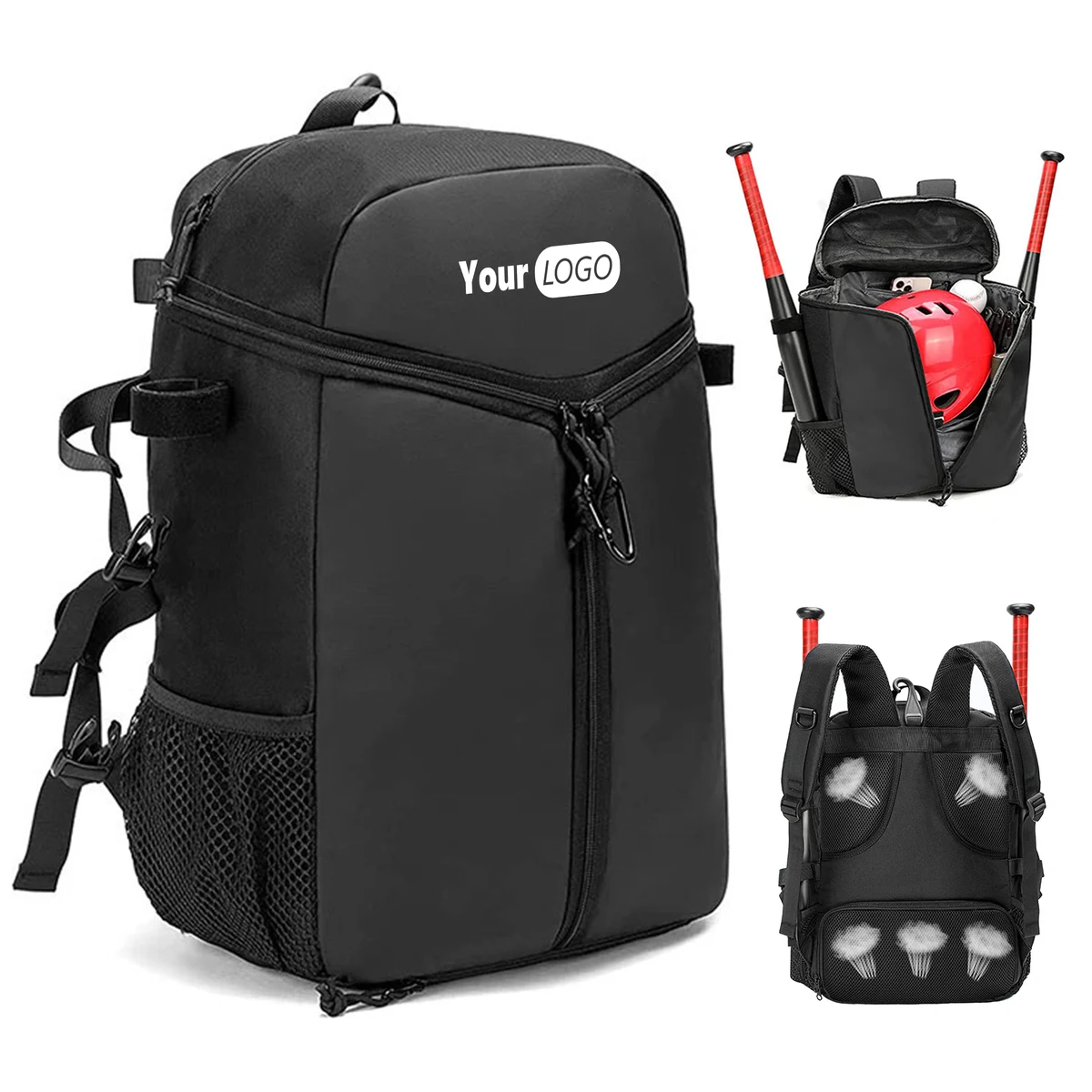 Oxford Large Capacity Baseball Backpack 1