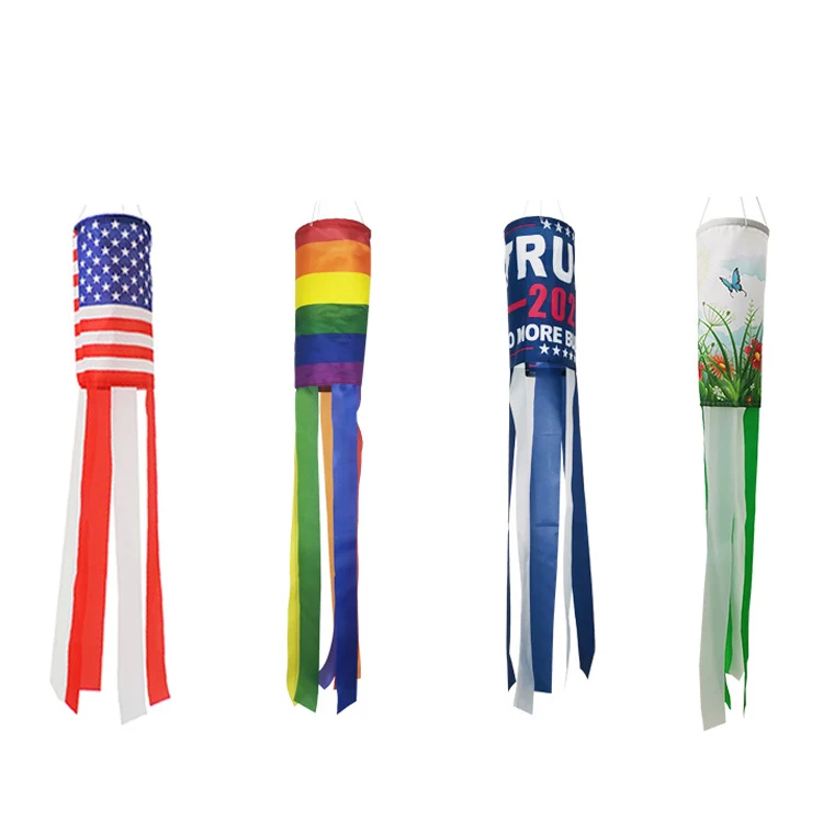 American Flag Windsock Printed Stars Wind Sock 1