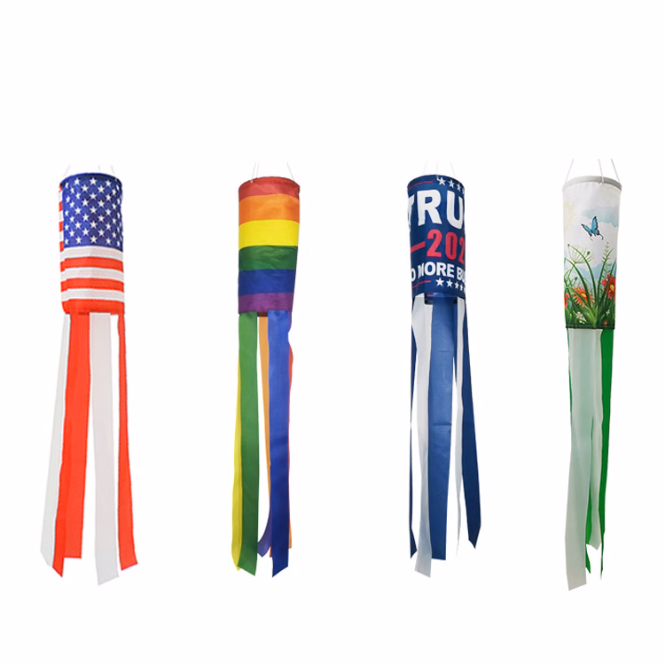 American Flag Windsock Printed Stars Wind Sock