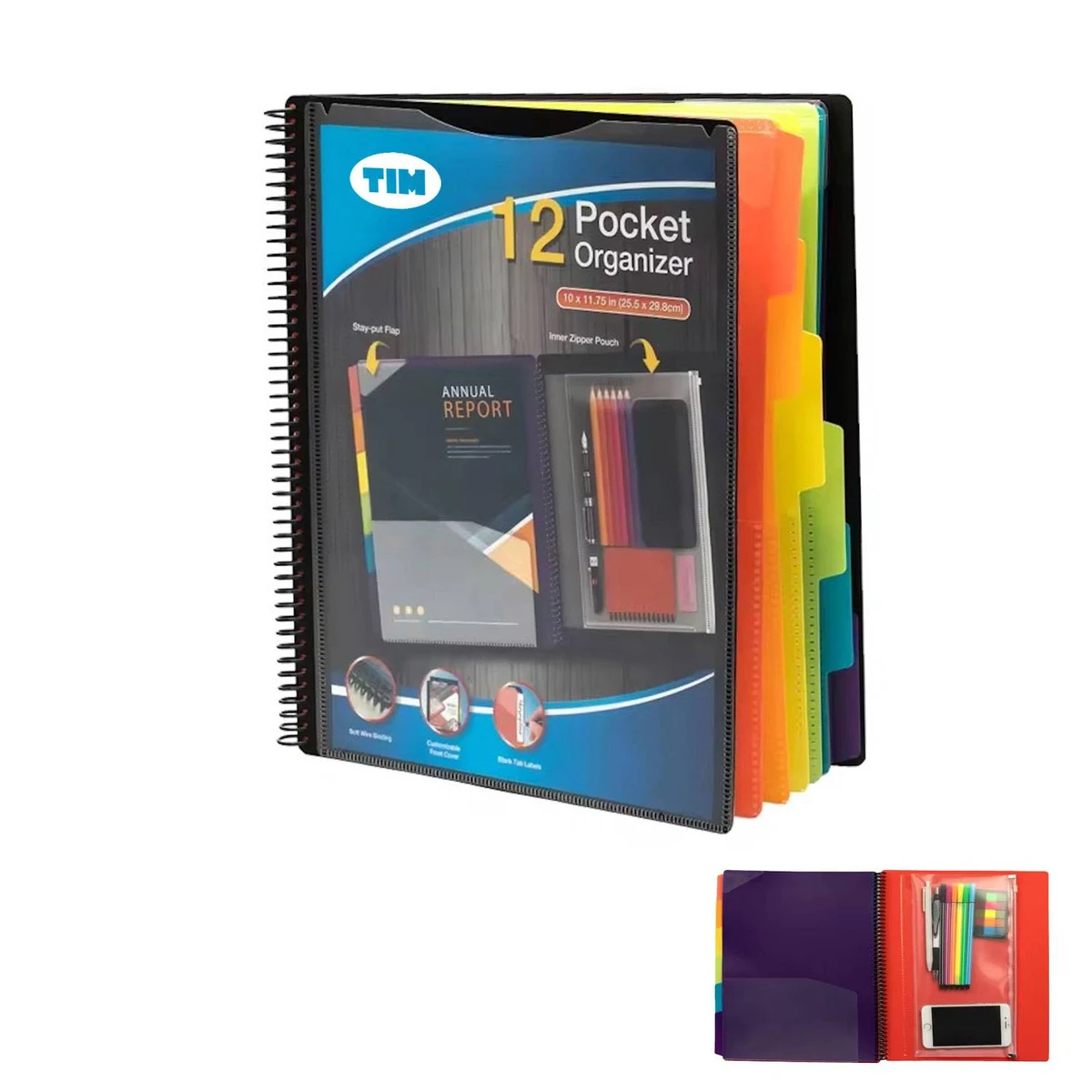 Office 12 Pockets File Folder 1