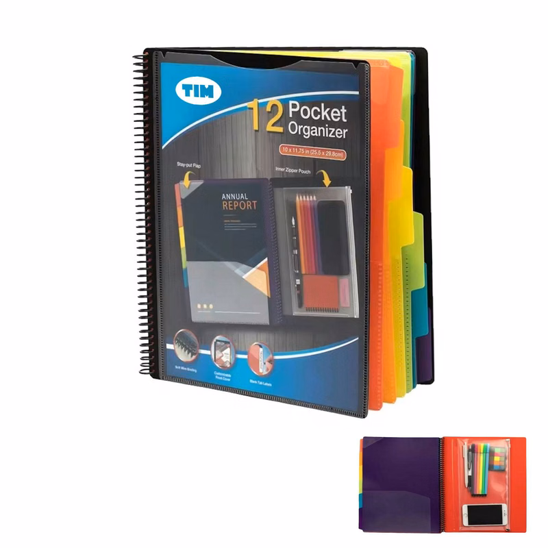Office 12 Pockets File Folder