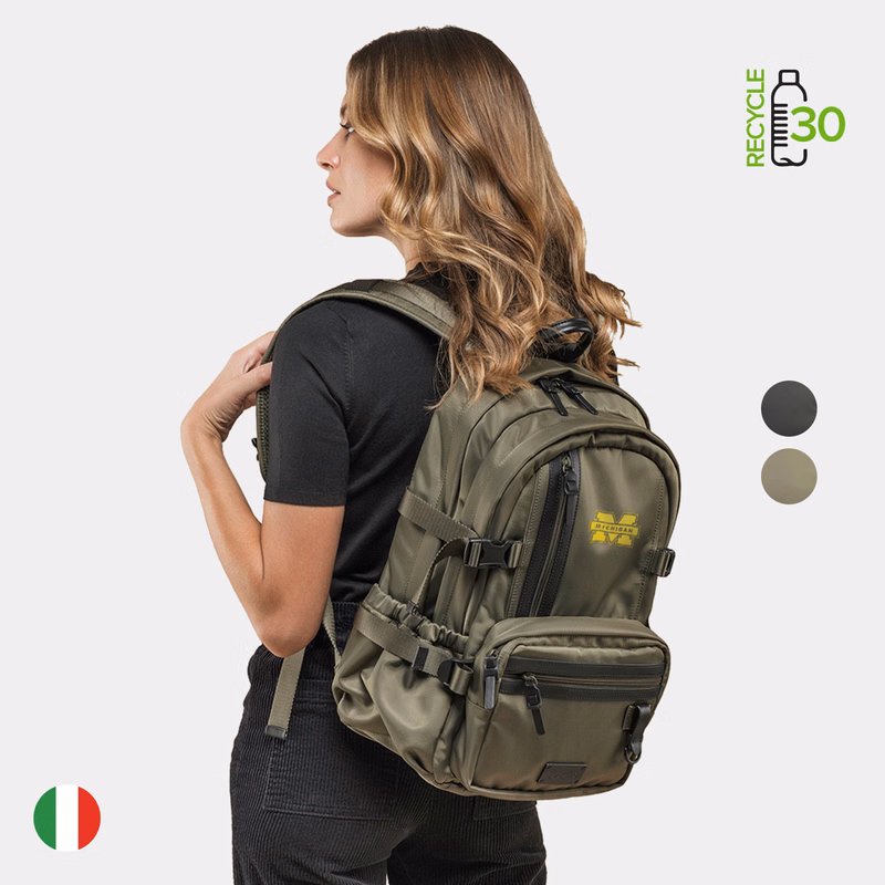 TUCANO® - Italy DESERT PREMIUM Recycled Sporty Executive Backpack